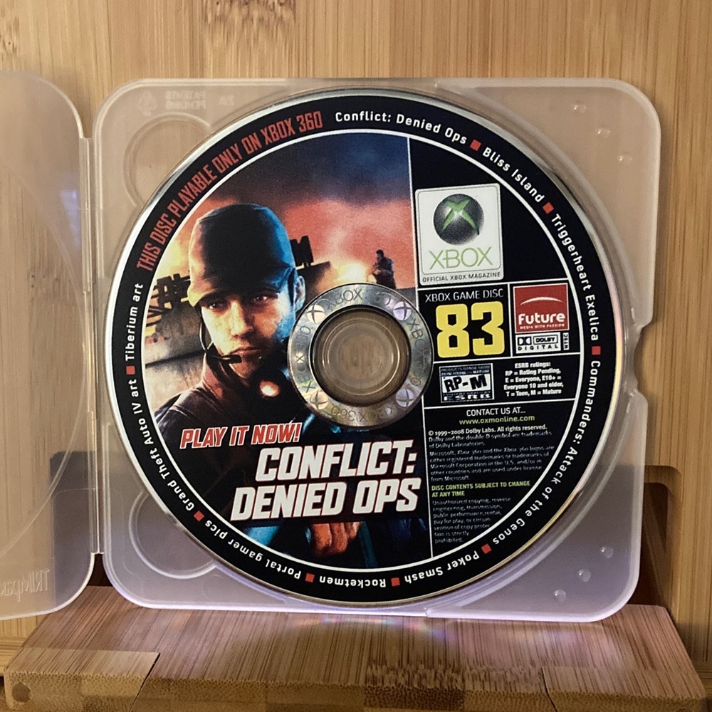 Conflict: Denied Ops for Xbox 360 demo disc